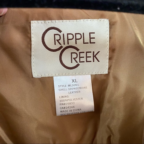 Cripple Creek Suede Leather Western Vest - Picture 6 of 16